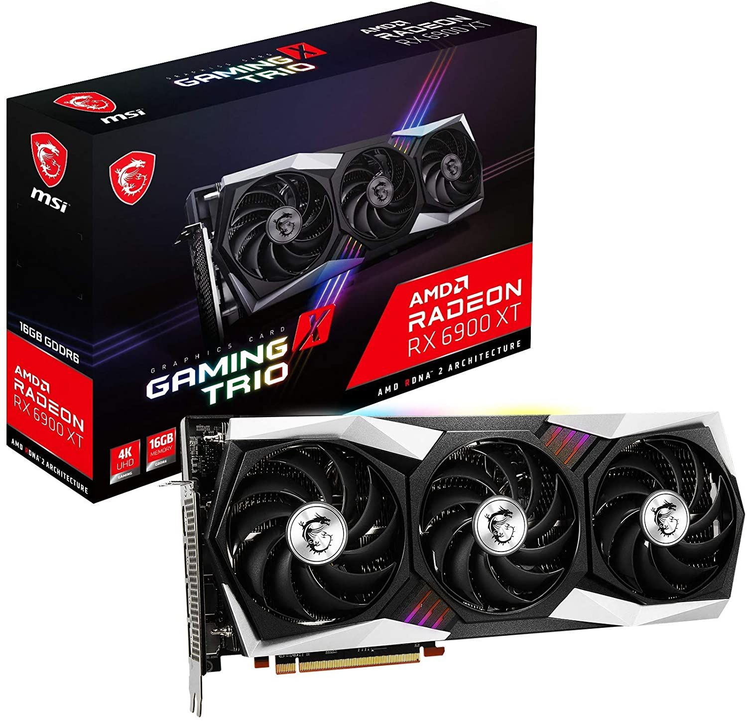 Placa video MSI AMD Radeon RX 6900 XT GAMING Z TRIO 16GB, GDDR6, 256bit