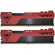 Memorie Patriot Viper Elite II 8 GB DDR4 2666 MHz CL16, kit 2 x 4 GB, XMP 2.0, Negru-rosu