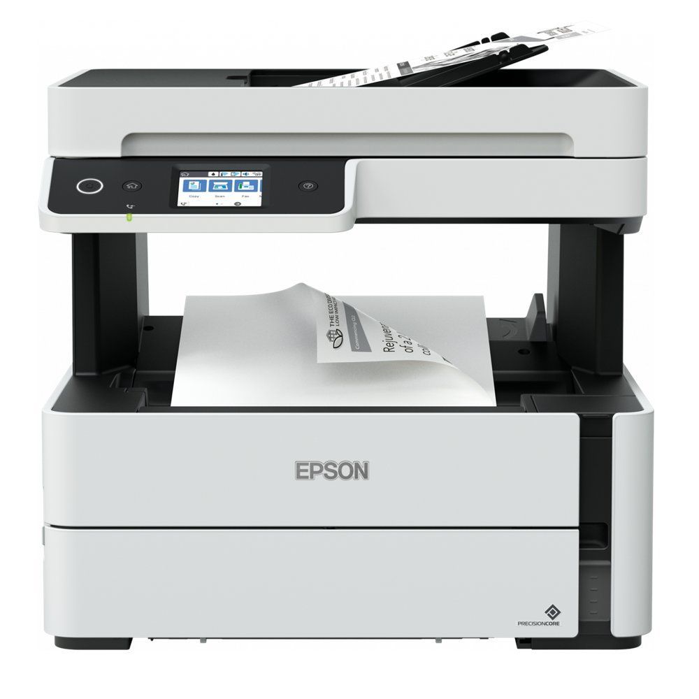 Imprimanta multifunctionala inkjet monocrom Epson M3170, A4, duplex, ADF, USB 2.0, Wi-Fi, 39 ppm