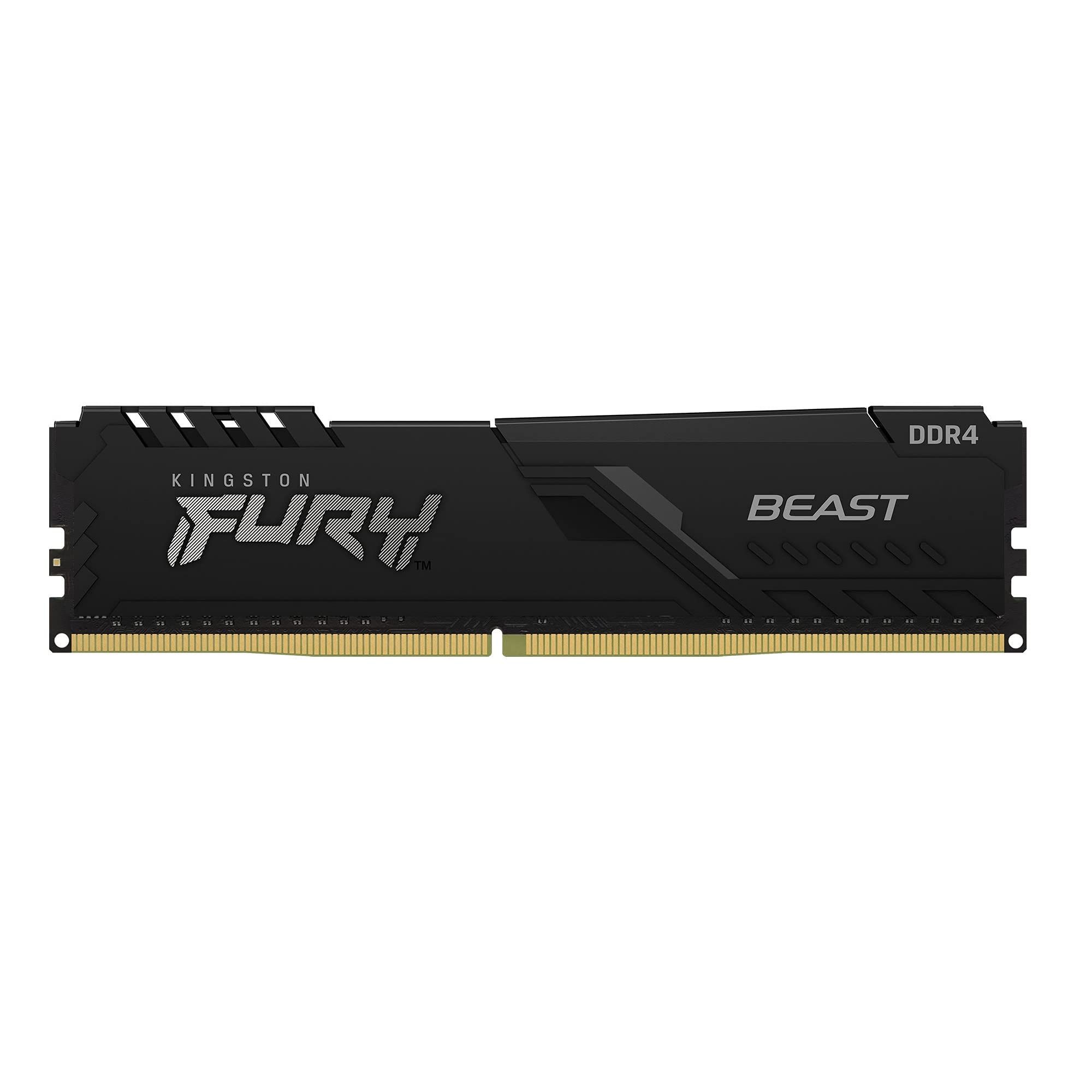 Memorie Kingston FURY Beast 32 GB DDR4 3600 MHz CL18, XMP 2.0, Negru