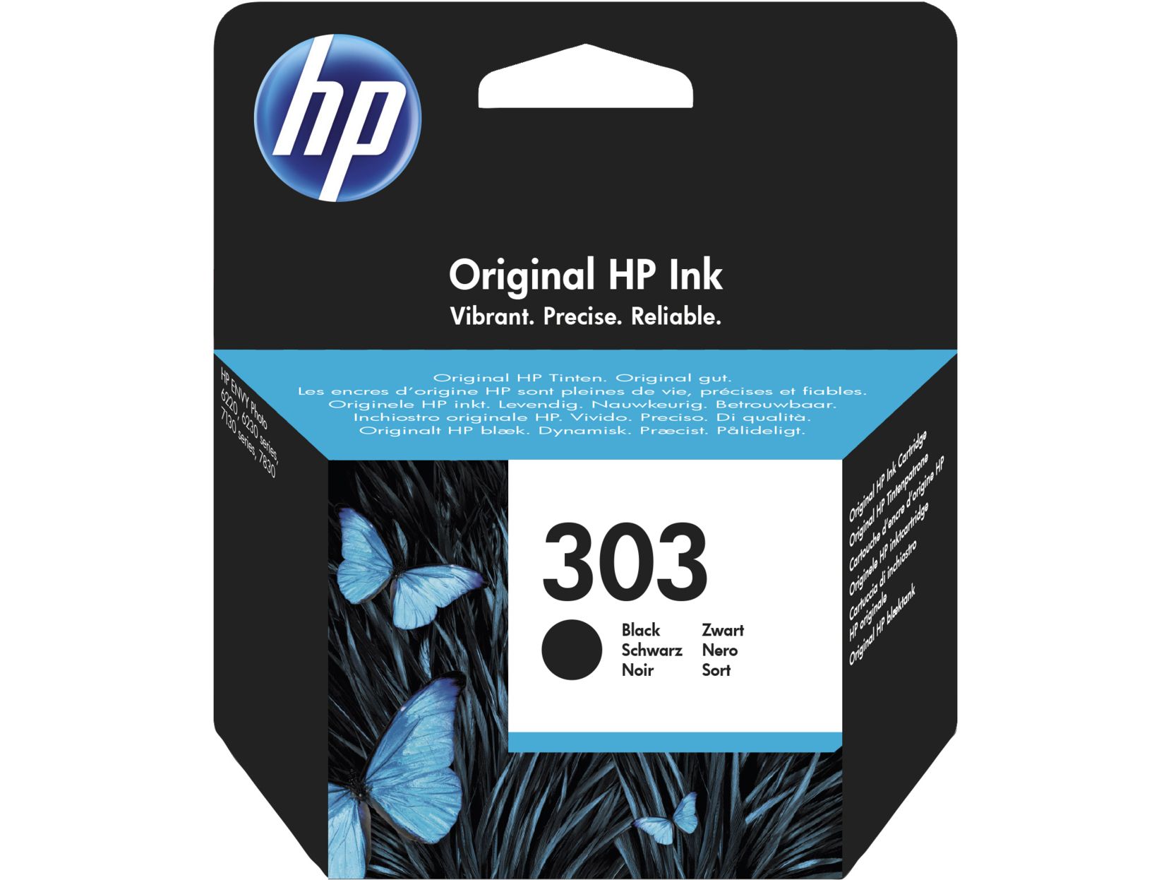Cartus cerneala HP T6N02AE#UUS ,Negru ,4 ml ,Original (303) 