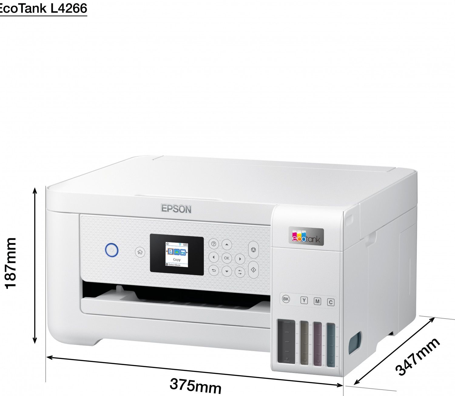 Imprimanta inkjet color Epson L4266, A4, duplex, USB 2.0, Wi-Fi, 33 ppm negru, 15 ppm color