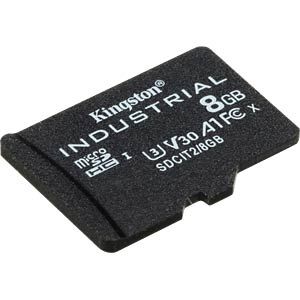 KINGSTON 8GB microSDHC Industrial C10 A1 pSLC Card Single Pack w/o Adapter