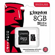 KINGSTON 8GB microSDHC Industrial C10 A1 pSLC Card Single Pack w/o Adapter