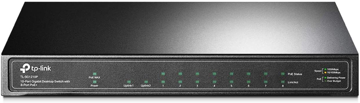 Switch TP-Link TL-SG1210P, 10 porturi 10 / 100 / 1000 MBs