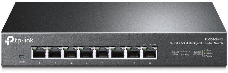 Switch TP-Link TL-SG108-M2, 8 porturi 100 / 1000 / 2500 MBs