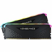 Memorie Corsair Vengeance RS 32 GB DDR4 3600 MHz CL18, kit 2 x 16 GB, XMP 2.0, Negru, RGB