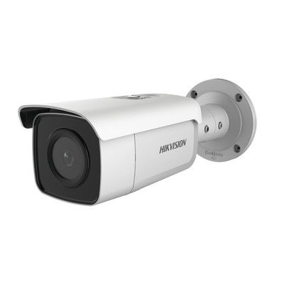 Camera supraveghere Hikvision IP bullet DS-2CD2T86G2-ISUSL(C), 4K, Acusens - filtrarea alarmelor false dupa corpul uman si masini, alarma vizuala(lumina stroboscopica) si alarma audio pentru avertizarea intrusilor, audio bidirectional, low-light performance powered by DarkFighter technology, senzor