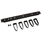 PANOU gestionare cabluri SPACER, tip masca orizontala cu capac, 19 inch, 1U, negru,  SPCM-1UC-BK 