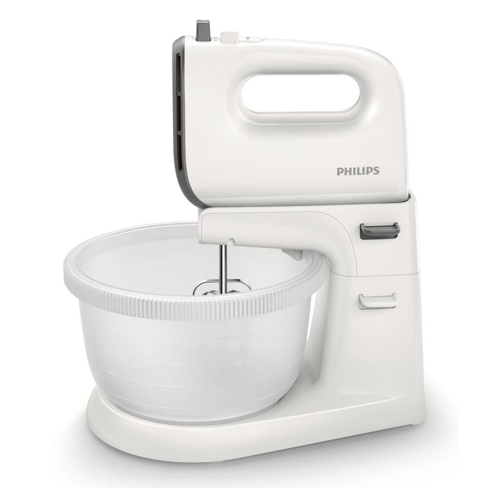 Philips Viva Collection HR3745/00 mixer Stand mixer 450 W Grey, White