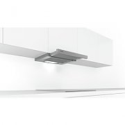 Bosch Serie 4 DFT63AC50 cooker hood 360 m³/h Semi built-in (pull out) Silver D