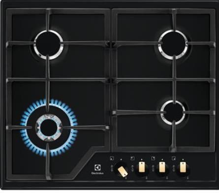 Electrolux EGS6436RK hob Black Built-in Gas 4 zone(s)