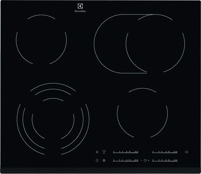 Electrolux EHF46547XK Black Built-in Ceramic 4 zone(s)