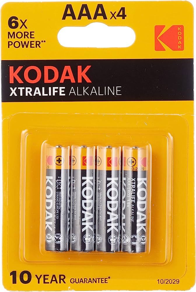 Kodak XTRALIFE alkaline AAA battery (4 pack)