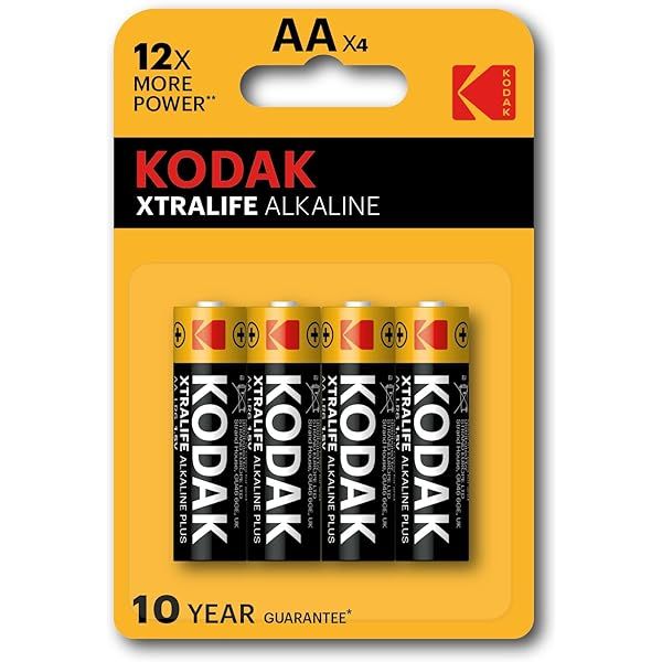 Kodak XTRALIFE alkaline AA battery (4 pack)