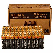 Kodak XTRALIFE alkaline AA battery (60 pack)