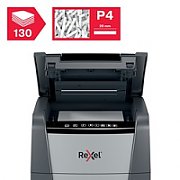 Rexel AutoFeed+ 130X automatic shredder, P-4, cuts confetti cut (4x28mm), 130 sheets, 44 litre bin