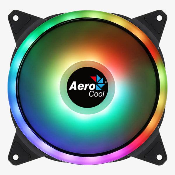 Ventilator Aerocool AEROPGSDUO14ARGB-6P ,140 x 140 x 25 mm ,1000 RPM ,Negru 