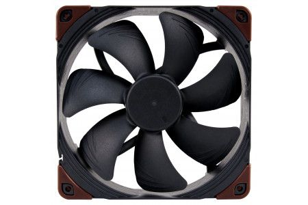 Noctua NF-A14-Industrial PPC-2000 PWM Computer case Fan 14 cm Black, Brown 1 pc(s)