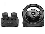 Tracer TRAJOY46765 Rayder 4 in 1 Gaming Controller Steering wheel + Pedals PlayStation 4, Playstation 3, Xbox One, PC Black