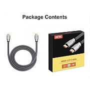 UNITEK Y-C139RGY HDMI cable 3 m HDMI Type A (Standard) Silver, Zinc