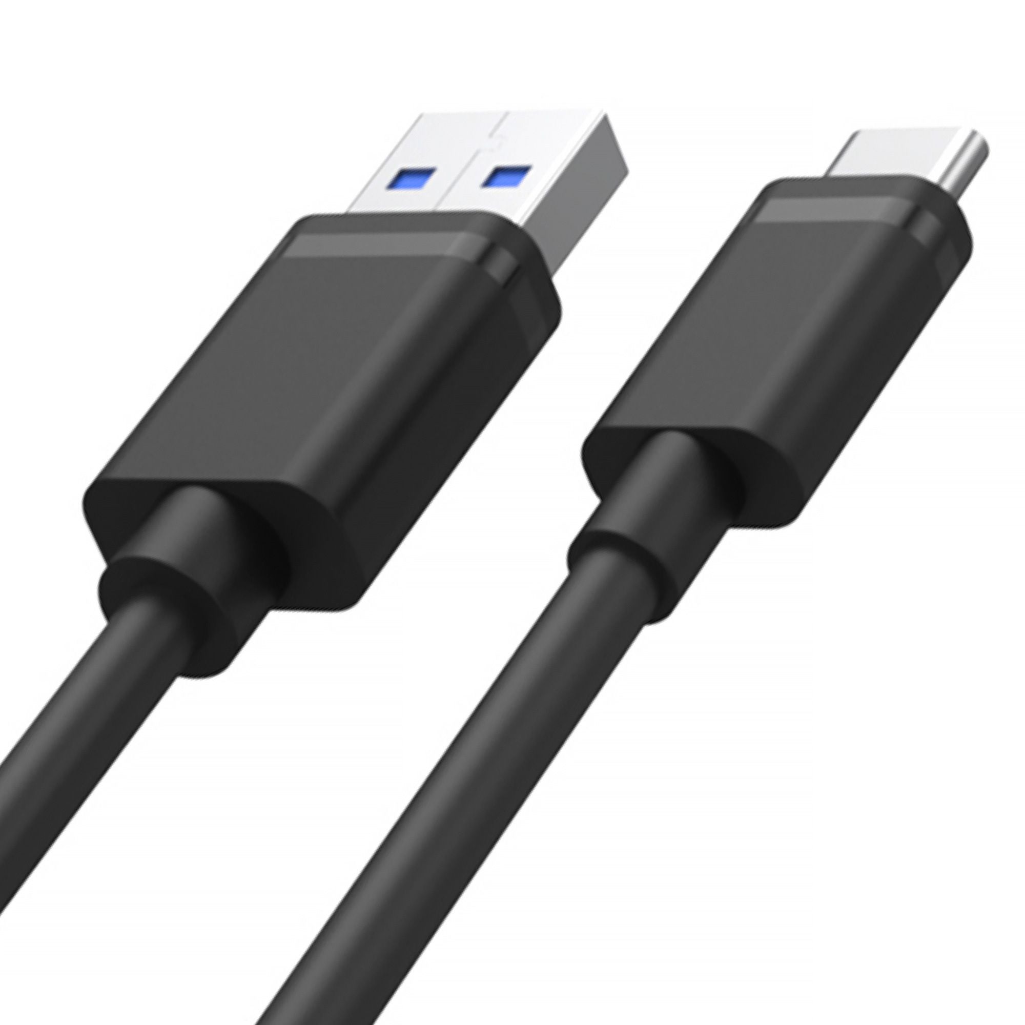 UNITEK KABEL USB USB-A — USB-C 50CM, Y-C481BK BLACK