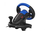 GENESIS SEABORG 350 Steering wheel + Pedals Nintendo Switch,PC,PlayStation 4,Playstation 3,Xbox 360,Xbox One USB Black,Blue