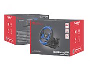 GENESIS SEABORG 350 Steering wheel + Pedals Nintendo Switch,PC,PlayStation 4,Playstation 3,Xbox 360,Xbox One USB Black,Blue