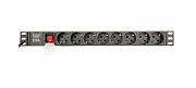 Gembird EG-PDU-014-C14 power distribution unit (PDU) 8 AC outlet(s) 1U Black