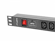 LANBERG POWER STRIP PDU RACK (1U, 16A, 8X IEC C13)