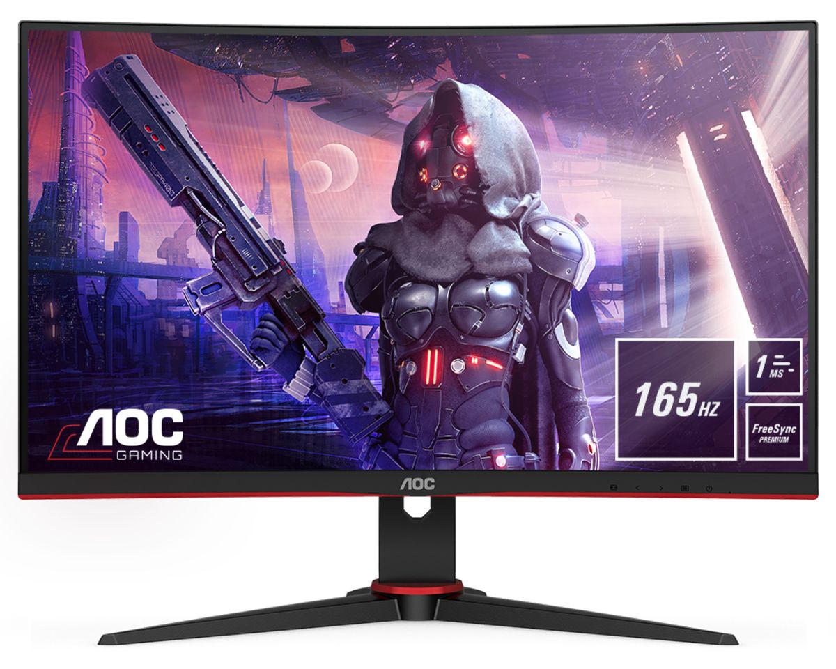 Monitor 23.6 inch AOC C24G2AE 1920 x 1080 pixeli, 165 Hz
