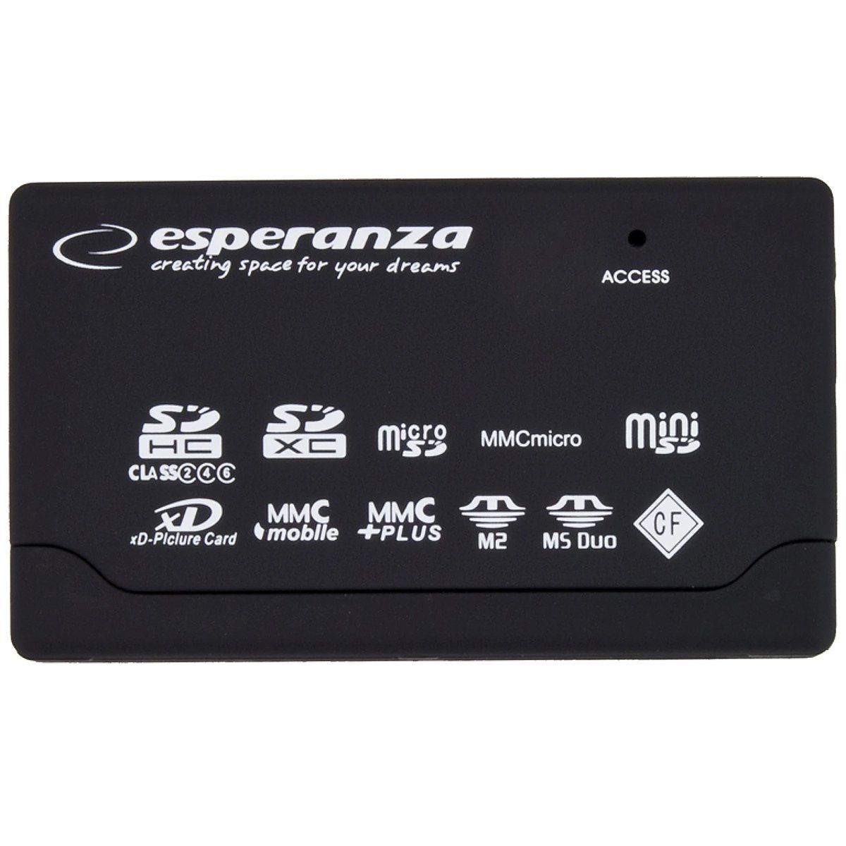 Esperanza EA119 card reader Black USB 2.0