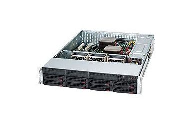 Supermicro SC825TQC-600LPB Rack Black 600 W