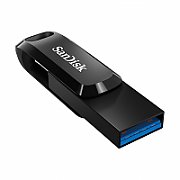 SanDisk Ultra Dual Drive Go USB flash drive 64 GB USB Type-A / USB Type-C 3.2 Gen 1 (3.1 Gen 1) Black