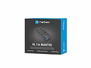 NATEC HUB USB 3.0 MANTIS 2 4-PORTS WITH SWITCH+POWER SUPPLY