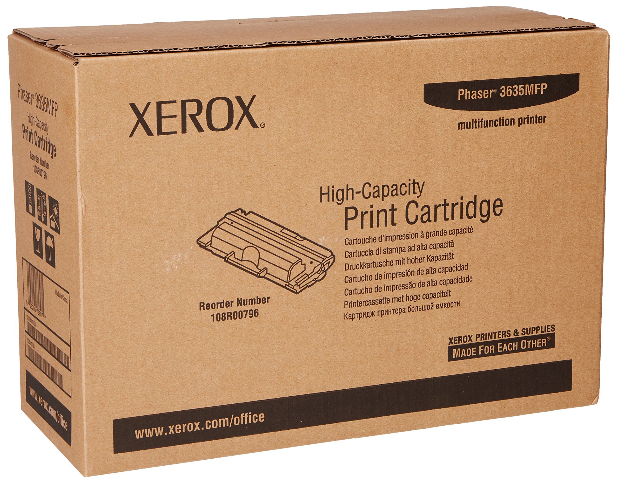 Cartus toner Xerox 108R00796 ,Negru ,10 000 pagini ,Original (108R00796) 