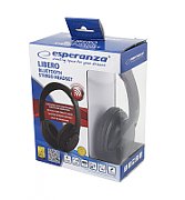 Esperanza EH163K Headphones with microphone Headband Black