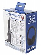 Esperanza EH163K Headphones with microphone Headband Black