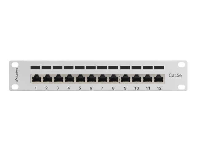 Lanberg PPF5-9012-S patch panel 1U