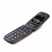 Mobile phone GSM Panasonic KX-TU 446 EXR for Seniors Red