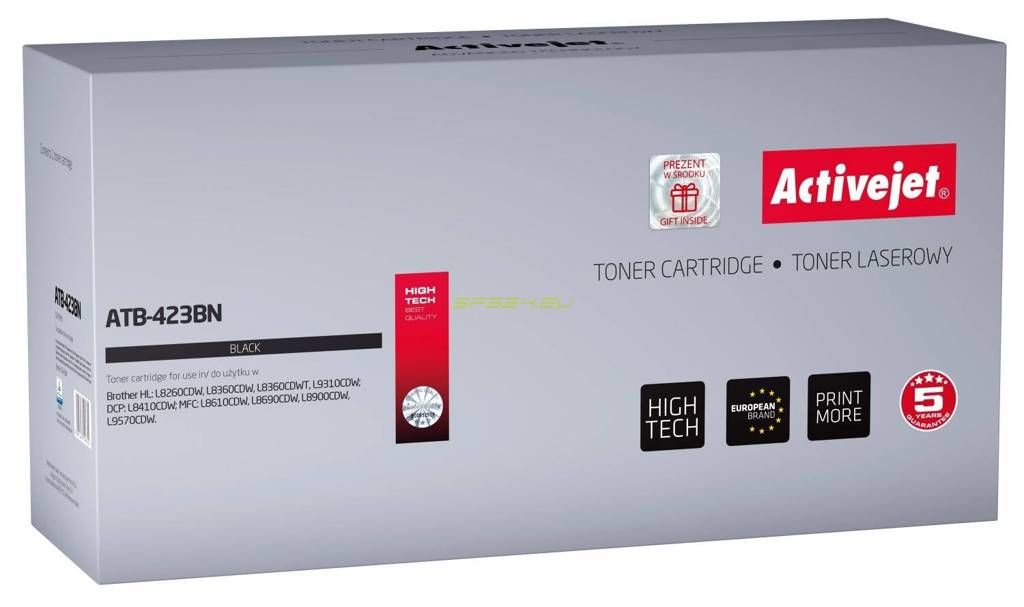 Activejet ATB-423BN toner for Brother printer Brother TN-423BK replacement Supreme 6500 pages black