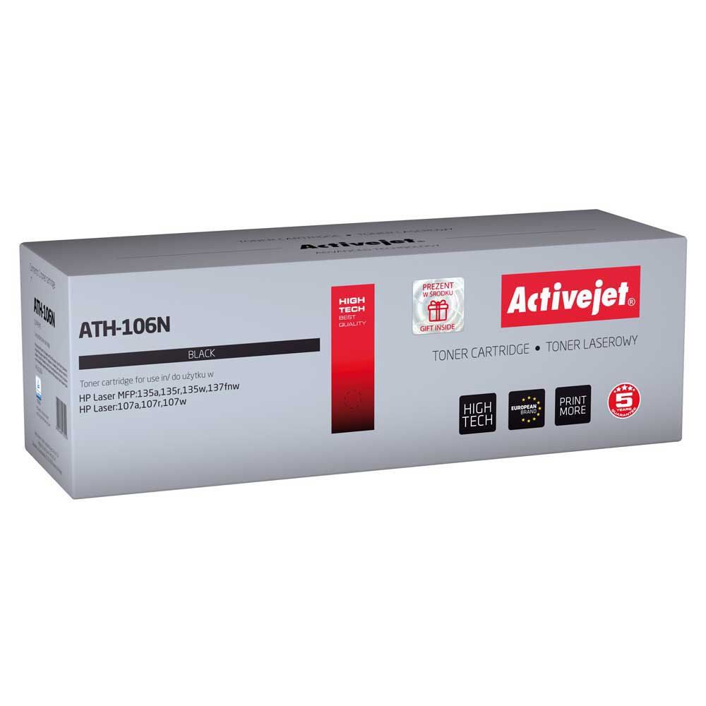 Activejet ATH-106N toner for HP printer HP 106A W1106A replacement Supreme 1000 pages black