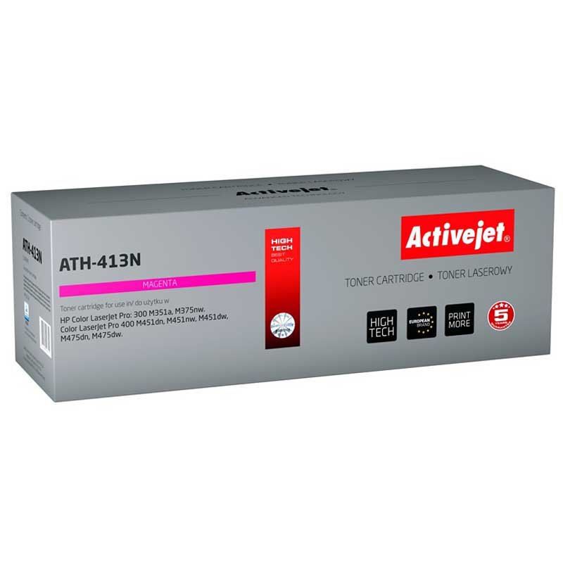 Activejet ATH-413N toner for HP printer HP 305A CE413A replacement Supreme 2600 pages magenta
