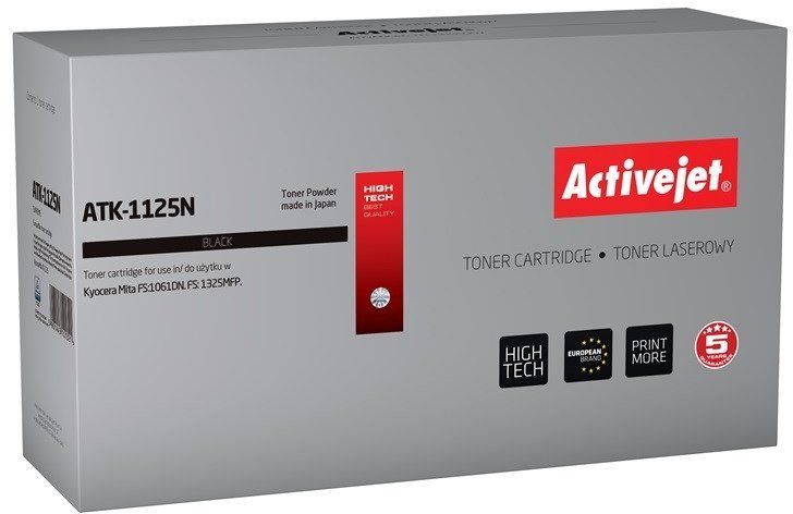 Activejet ATK-1125N toner for Kyocera printer Kyocera TK-1125 replacement Supreme 2100 pages black