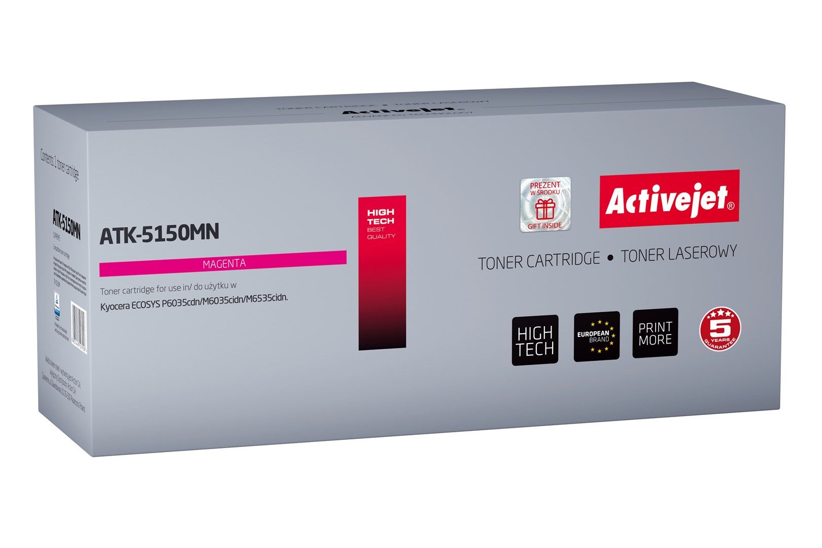 Activejet ATK-5150YN toner for Kyocera printer Kyocera TK-5150M replacement Supreme 10000 pages magenta
