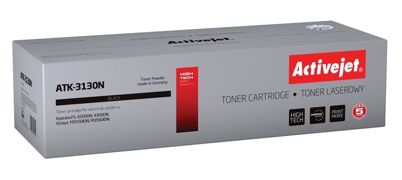 Activejet ATK-3130N toner for Kyocera printer Kyocera TK-3130 replacement Supreme 2500 pages black