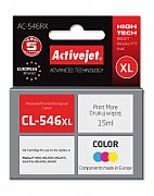 Cartus cerneala Activejet AC-546RX ,Color ,15 ml (compatibil cu Canon AC-546RX) 