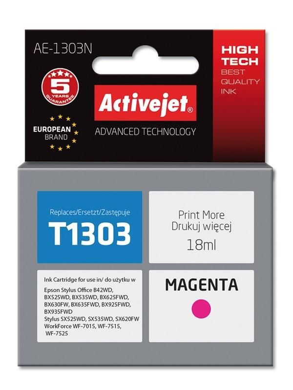 Cartus cerneala Activejet AE-1303N ,Magenta ,18 ml (compatibil cu Epson AE-1303N) 