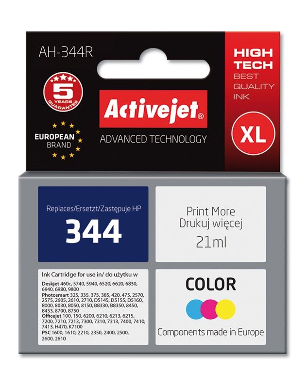 Cartus cerneala Activejet AH-344R ,Color ,21 ml (compatibil cu HP AH-344R) 