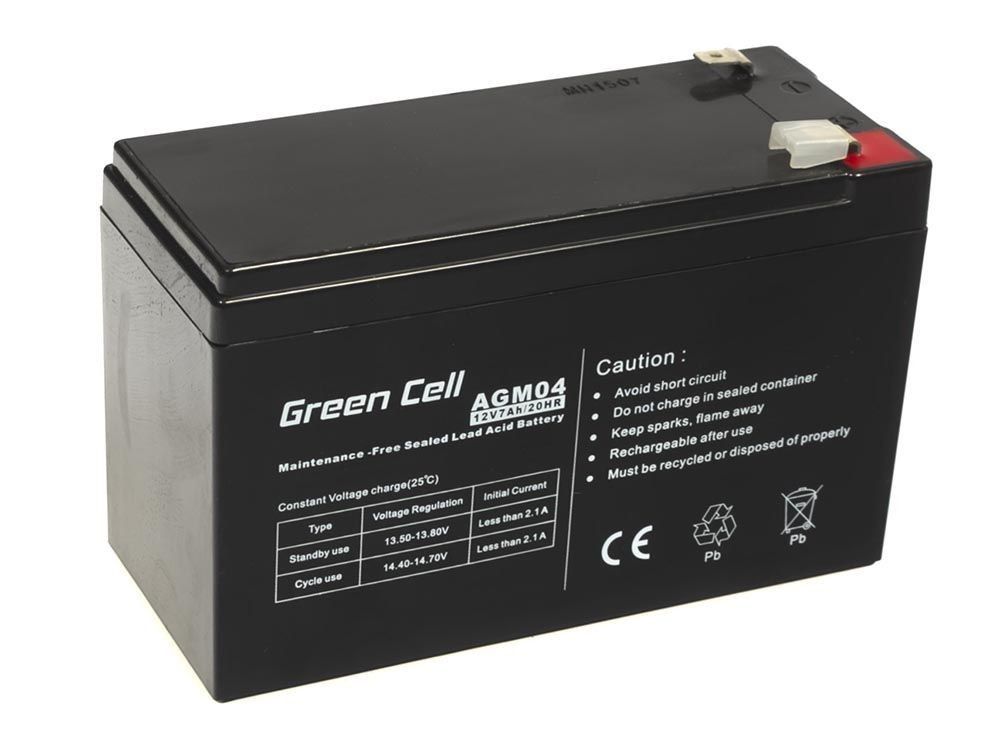 Green Cell AGM04 UPS battery Sealed Lead Acid (VRLA) 12 V 7 Ah
